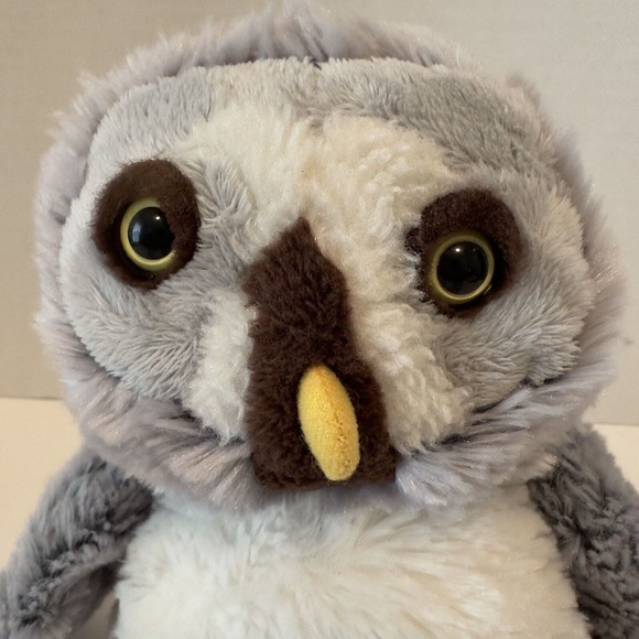 Ganz Webkinz HM344 Grey Owl 8" Bird Soft Plush Stuffed Animal Toy **NO CODE - Picture 1 of 12